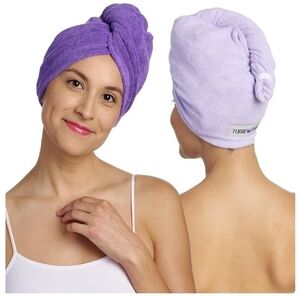 Turbie Twist Super Absorbent Microfiber Hair Towel Less Frizz Less Breakage